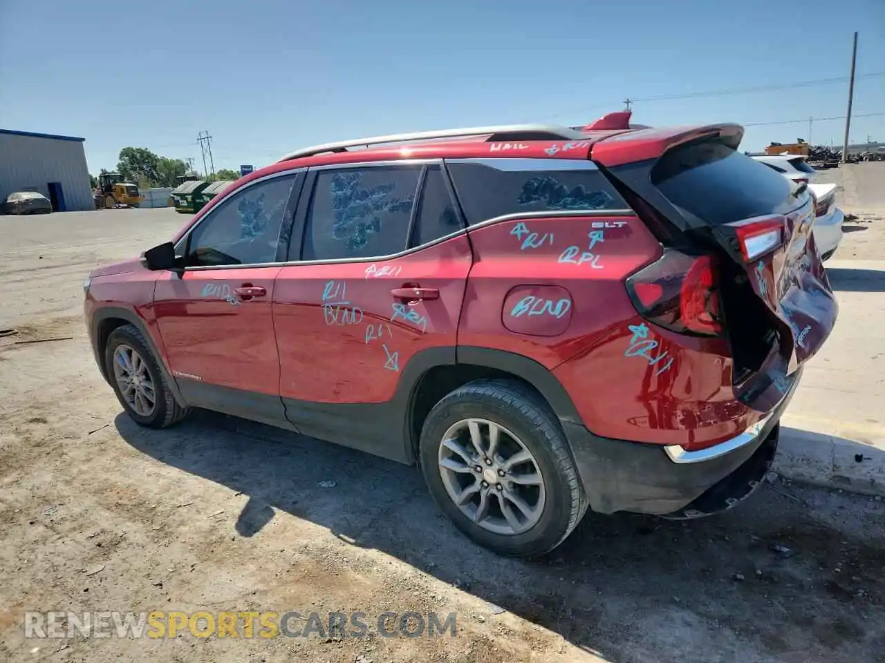 2 Photograph of a damaged car 3GKALVEV9NL208633 GMC TERRAIN 2022