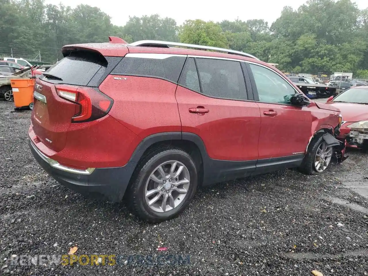 3 Photograph of a damaged car 3GKALVEVXNL142254 GMC TERRAIN 2022