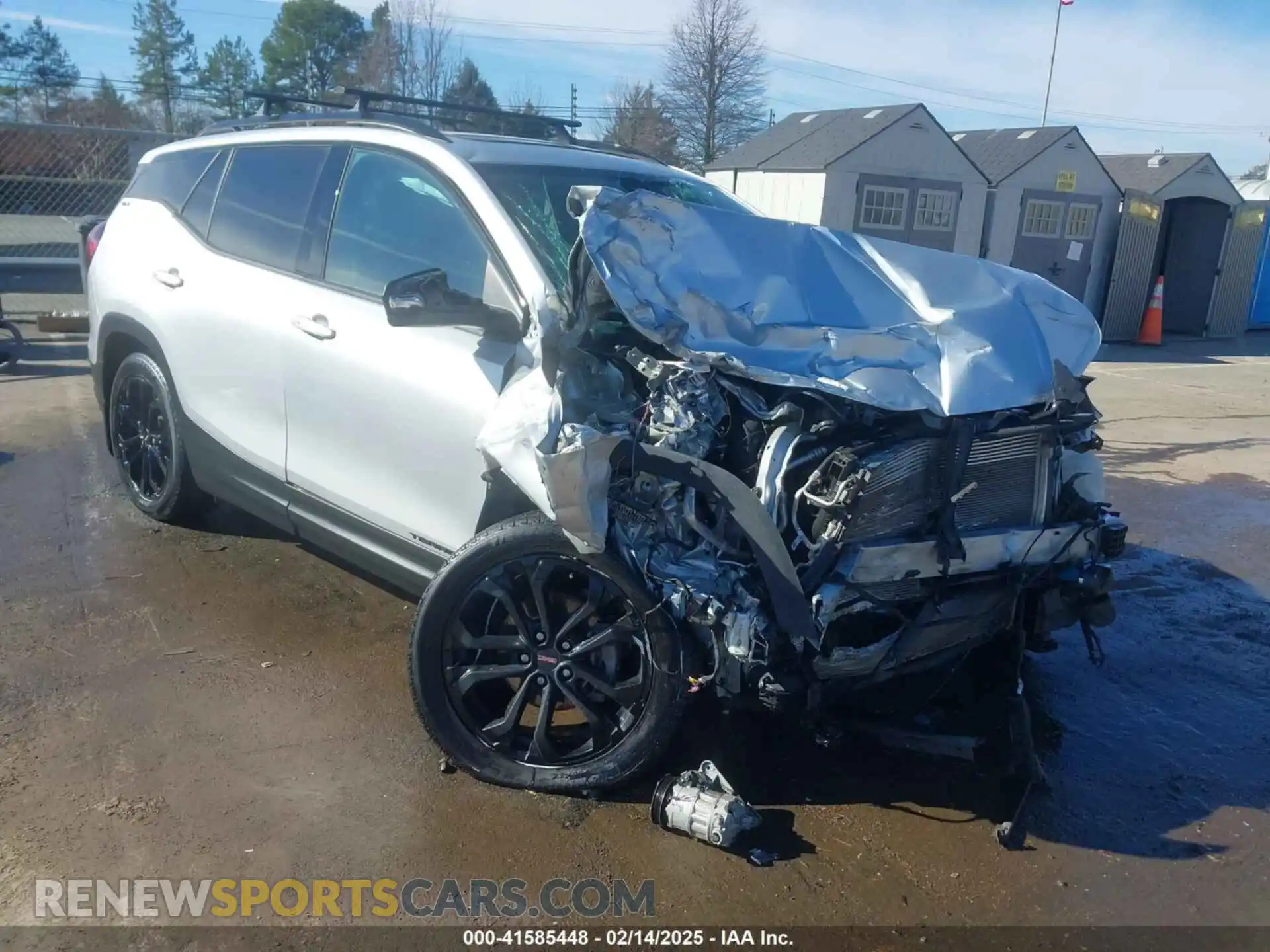 1 Photograph of a damaged car 3GKALVEVXNL199635 GMC TERRAIN 2022