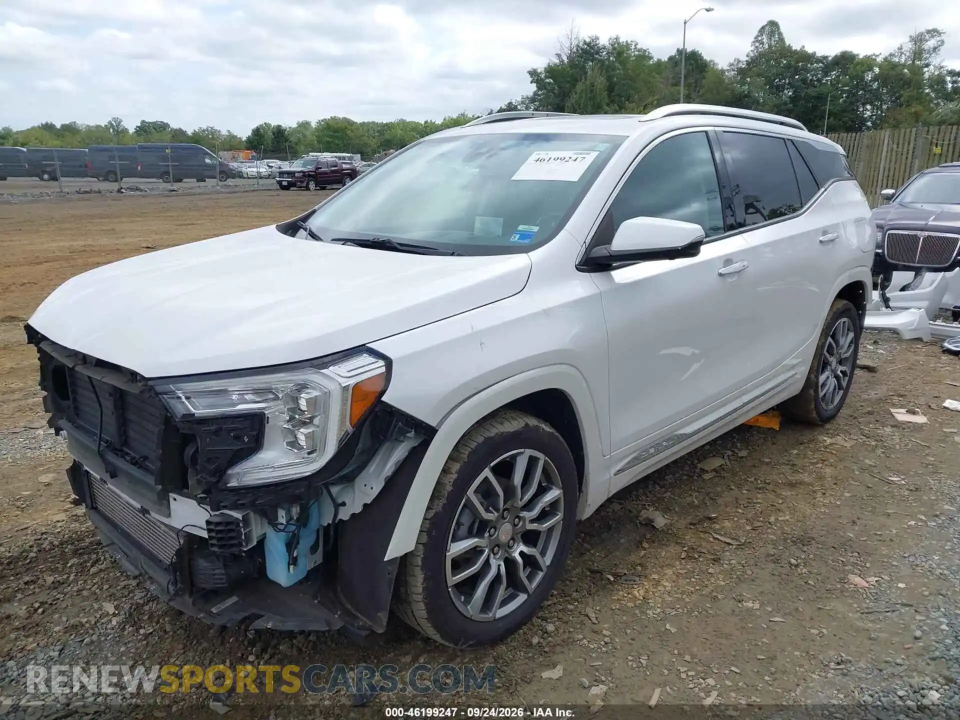 2 Photograph of a damaged car 3GKALXEV5NL164805 GMC TERRAIN 2022