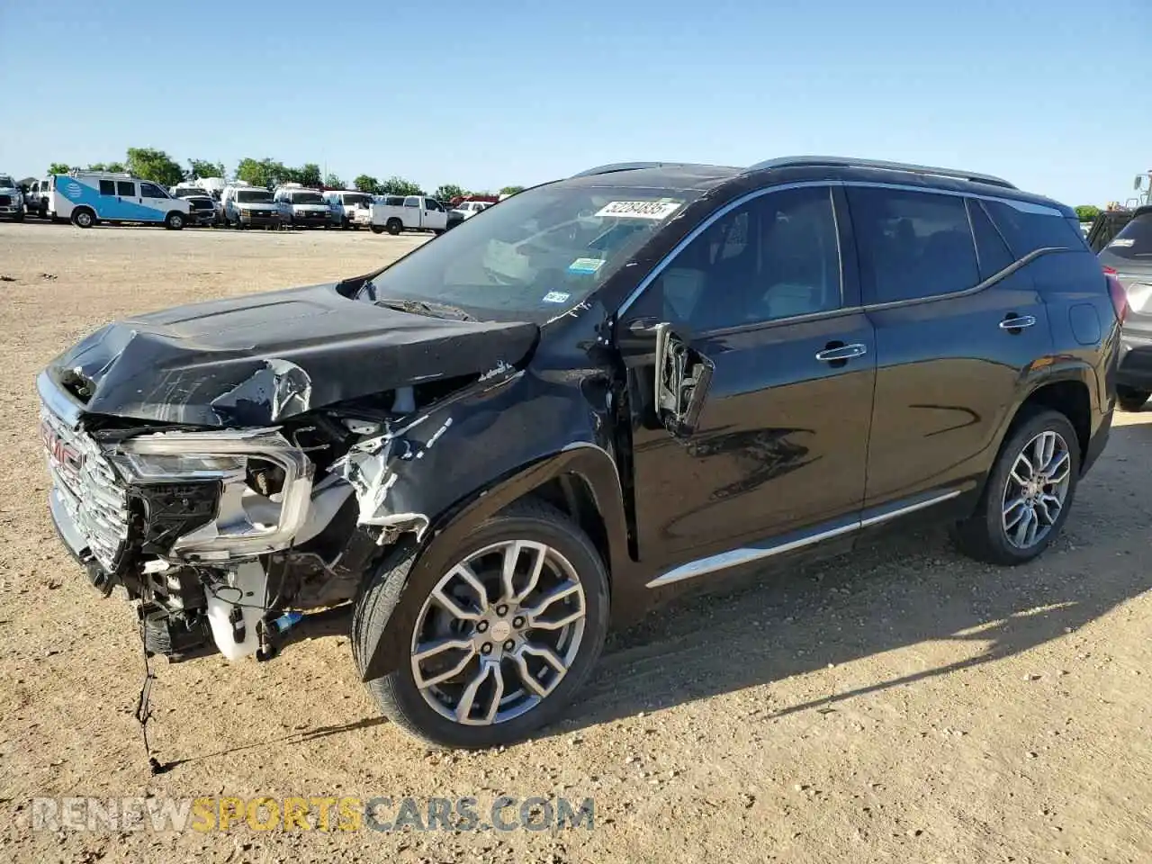 1 Photograph of a damaged car 3GKALXEV9NL246326 GMC TERRAIN 2022