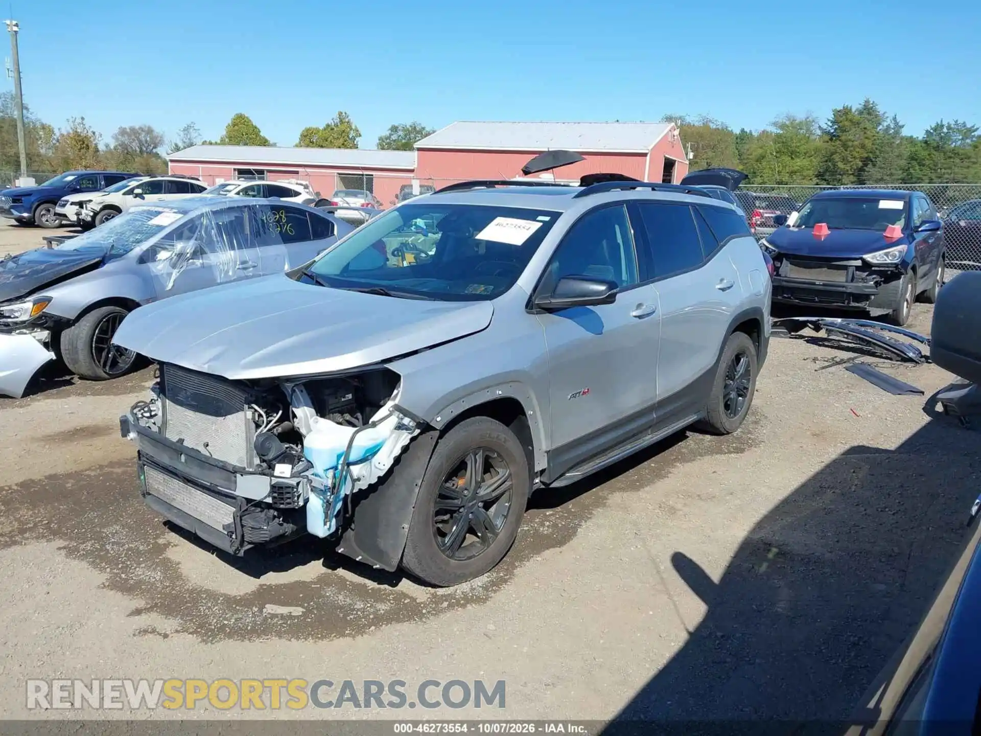 2 Photograph of a damaged car 3GKALYEV1NL195572 GMC TERRAIN 2022