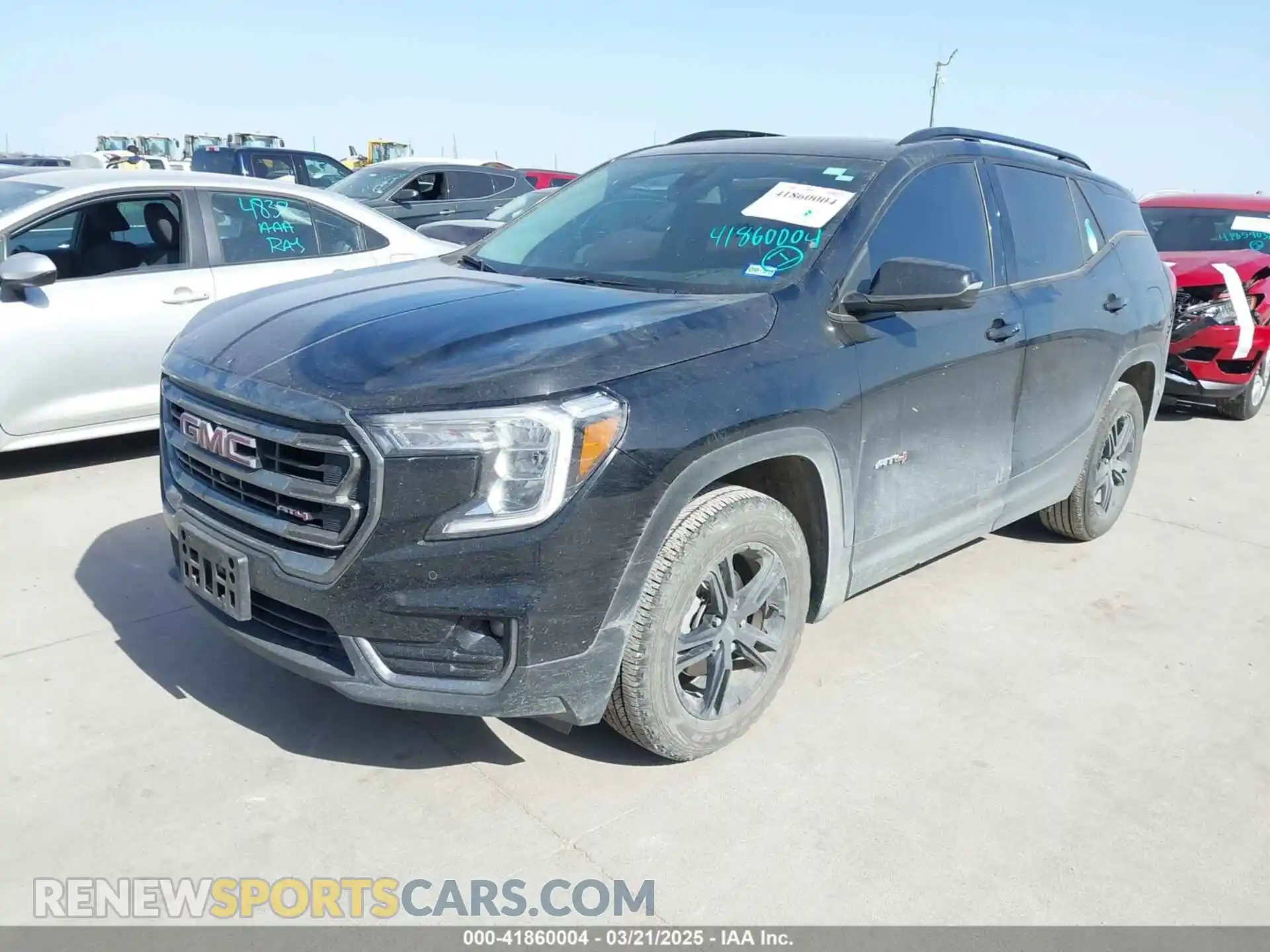 2 Photograph of a damaged car 3GKALYEVXNL286596 GMC TERRAIN 2022