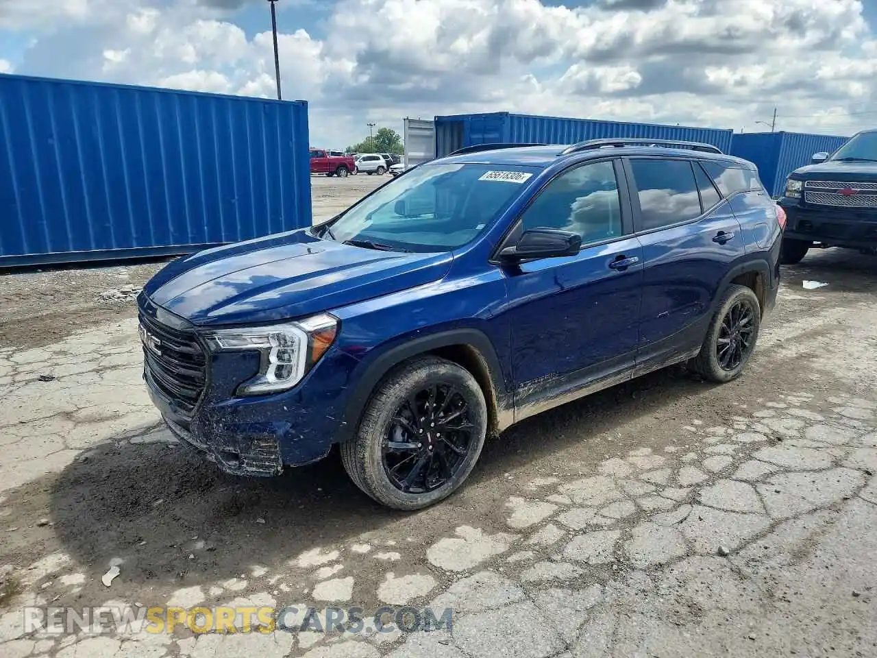 1 Photograph of a damaged car 3GKALMEG1PL101963 GMC TERRAIN 2023