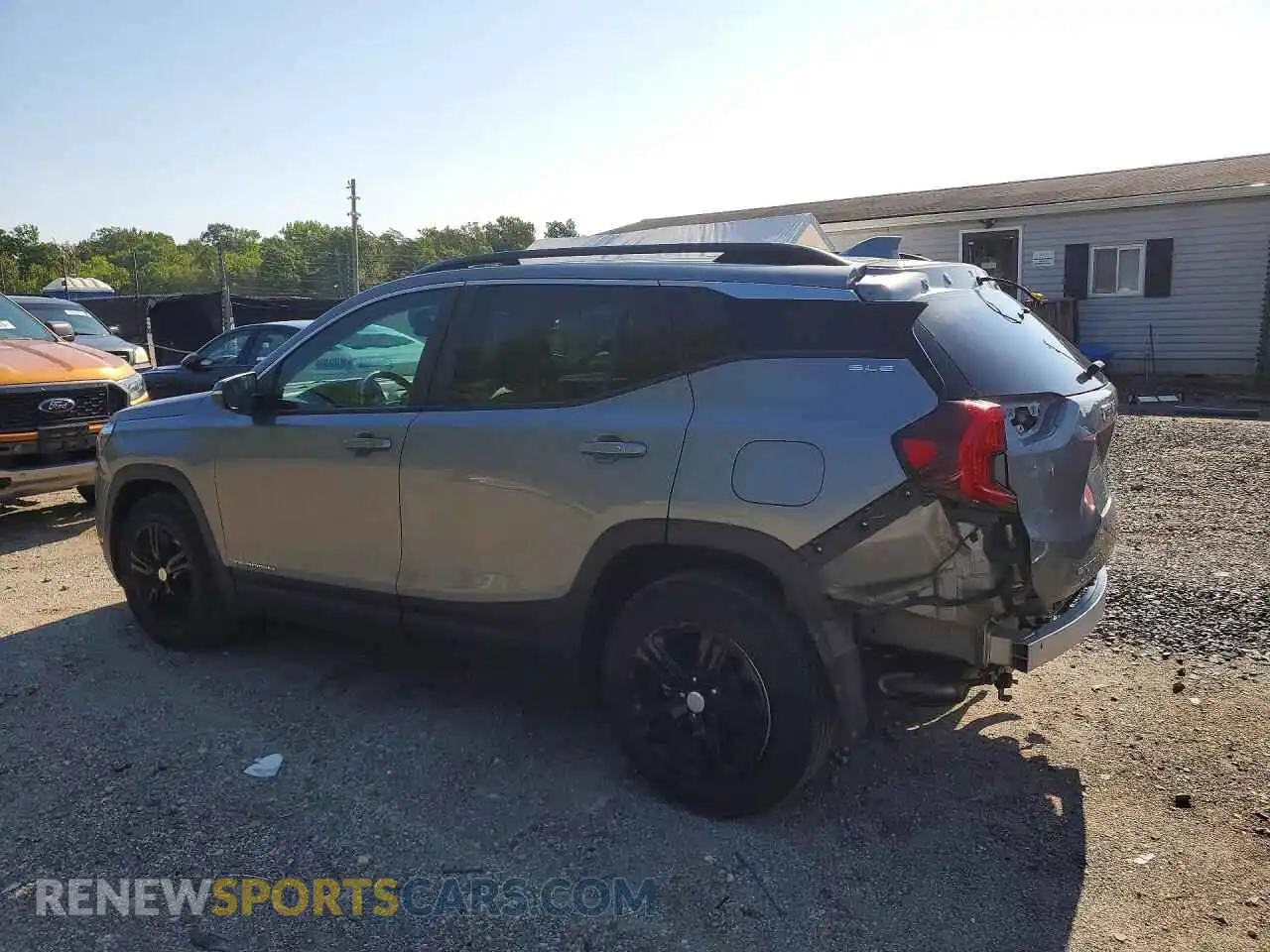 2 fotografías del automóvil dañado 3GKALMEG1PL168577 GMC TERRAIN 2023