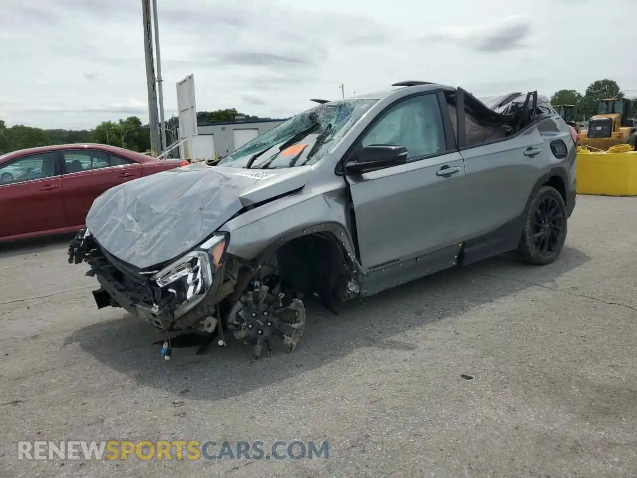 1 Photograph of a damaged car 3GKALMEG2PL117637 GMC TERRAIN 2023