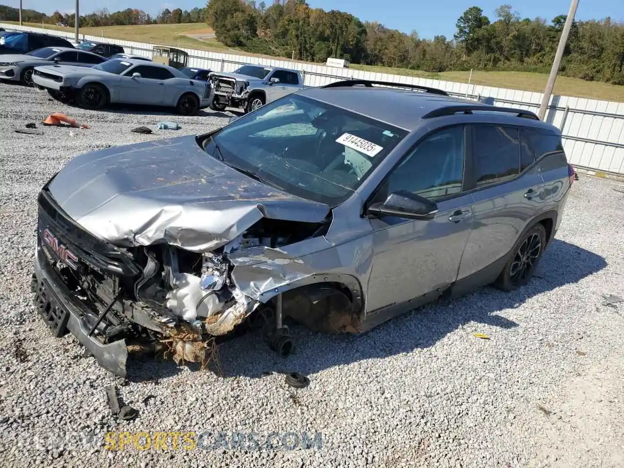 1 Photograph of a damaged car 3GKALMEG3PL151201 GMC TERRAIN 2023