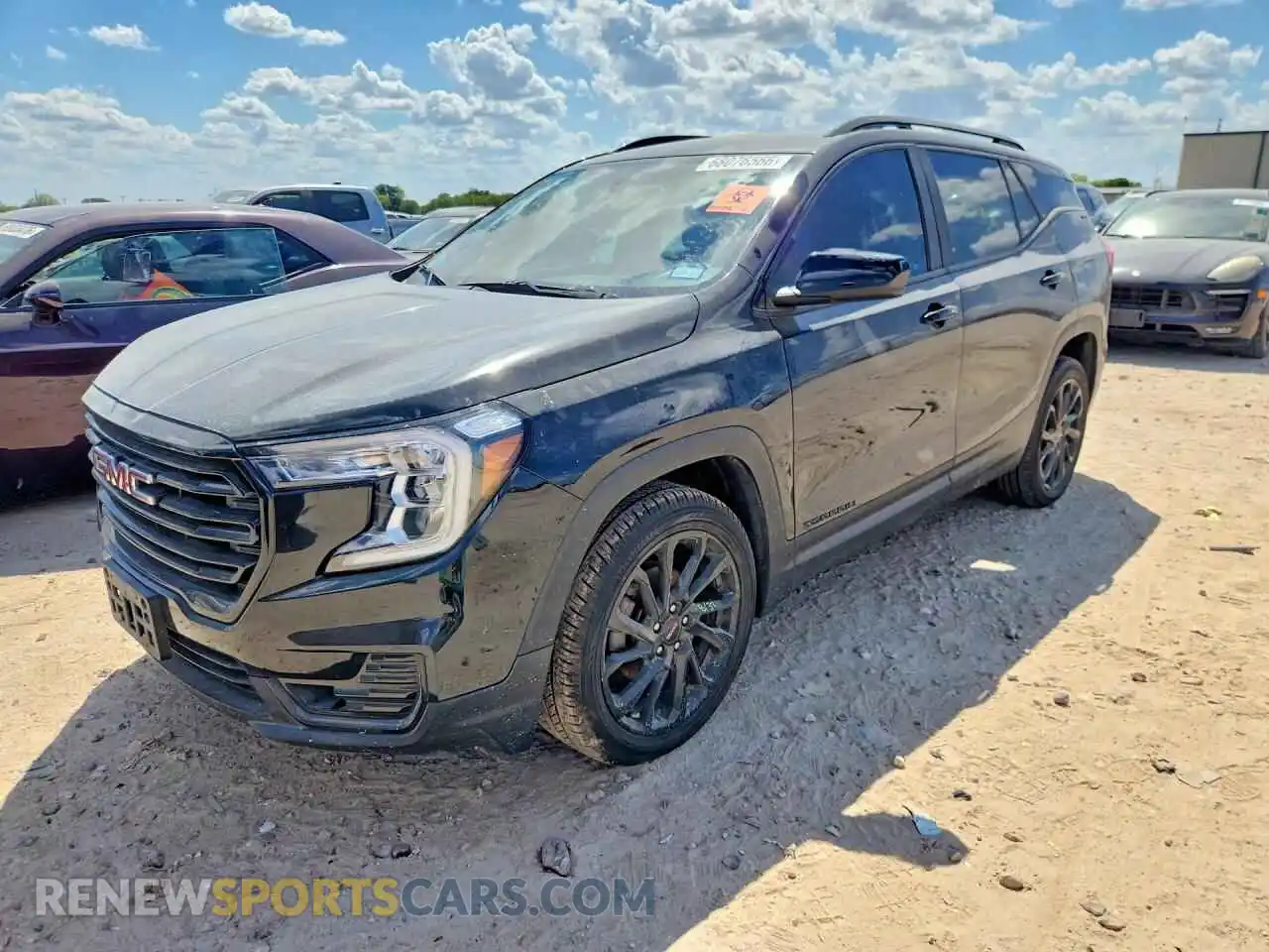 1 Photograph of a damaged car 3GKALMEG3PL210313 GMC TERRAIN 2023
