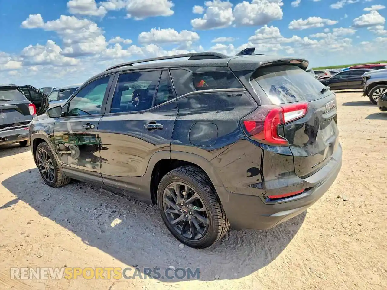 2 Photograph of a damaged car 3GKALMEG3PL210313 GMC TERRAIN 2023