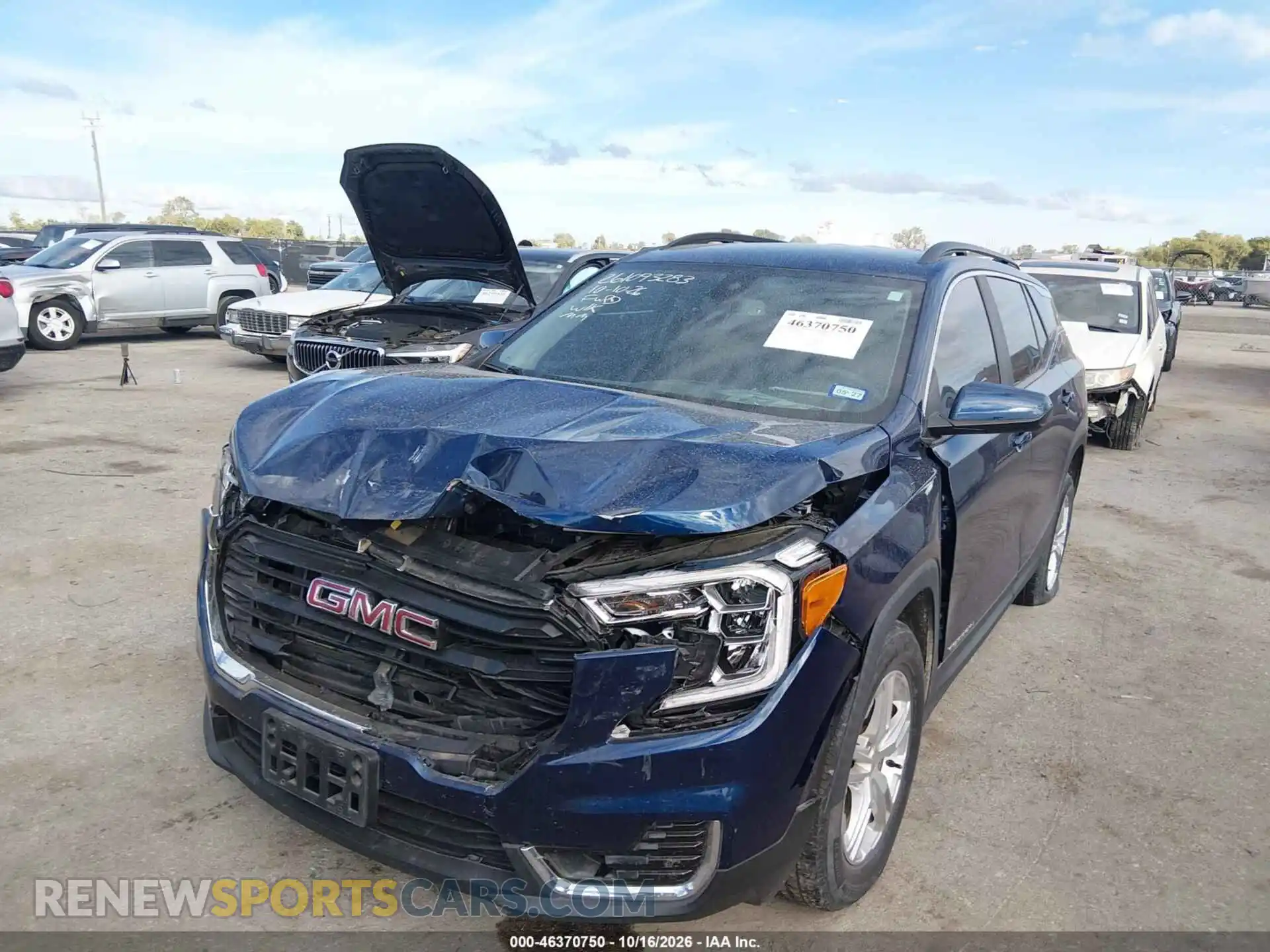 2 Photograph of a damaged car 3GKALMEG4PL108003 GMC TERRAIN 2023