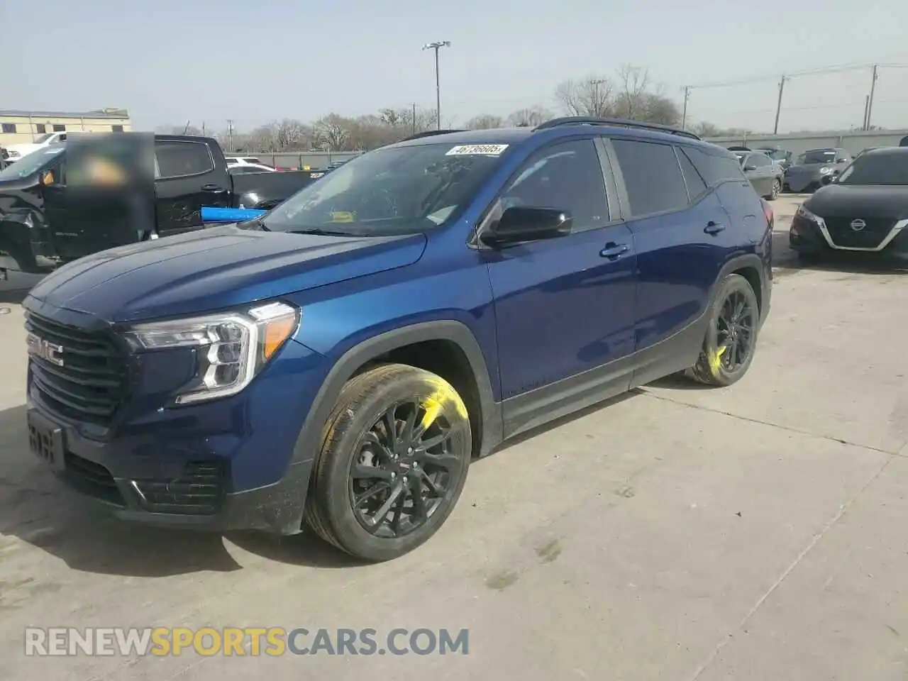 1 Photograph of a damaged car 3GKALMEG4PL134343 GMC TERRAIN 2023