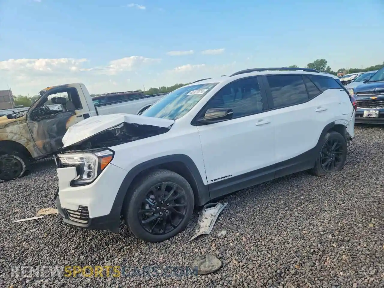 1 Photograph of a damaged car 3GKALMEG5PL130947 GMC TERRAIN 2023