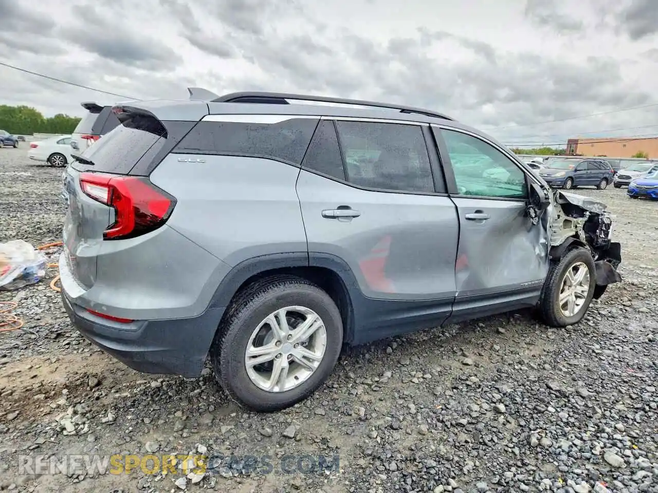 3 fotografías del automóvil dañado 3GKALMEG6PL104311 GMC TERRAIN 2023