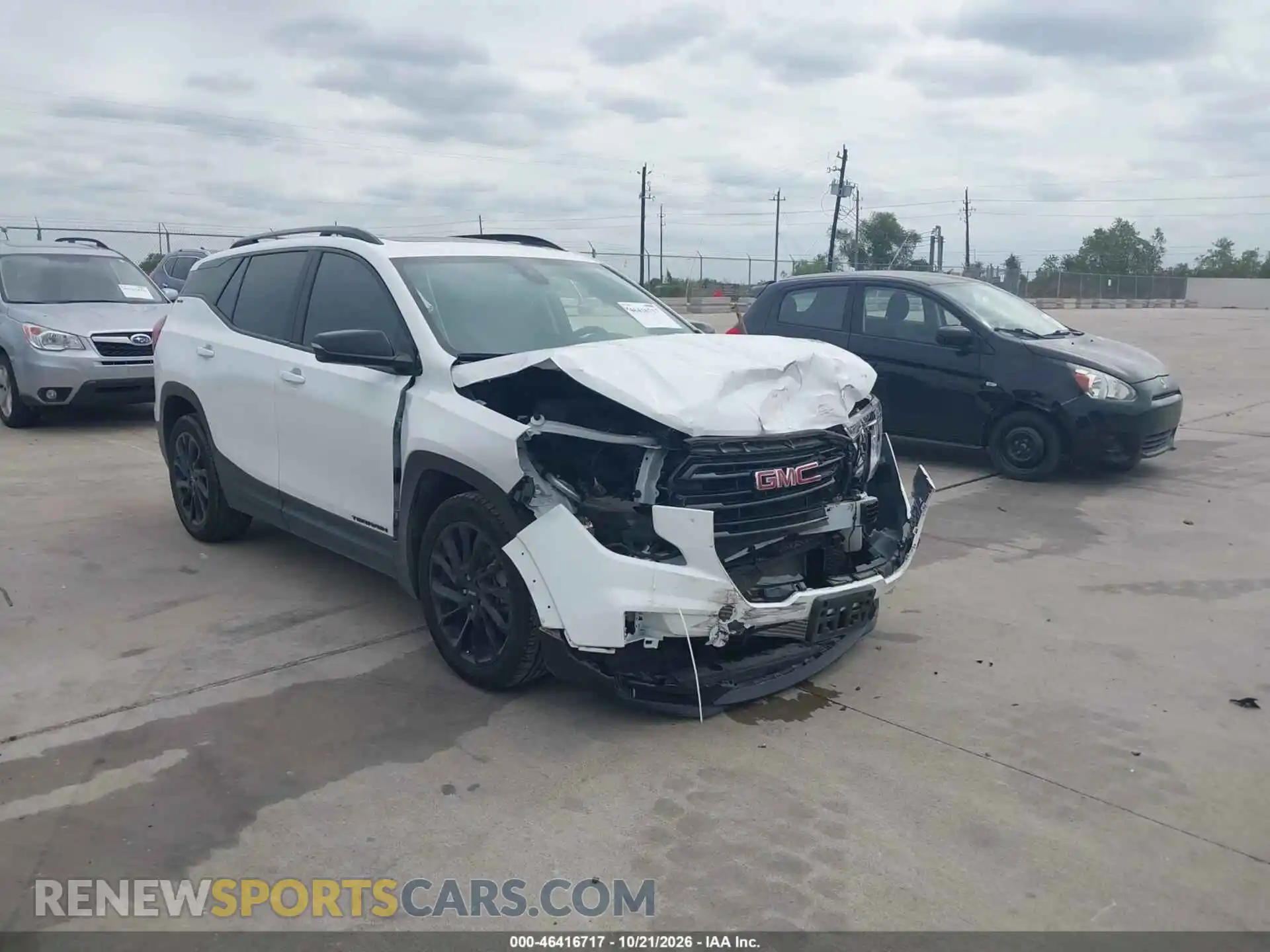 1 Photograph of a damaged car 3GKALMEG7PL131176 GMC TERRAIN 2023
