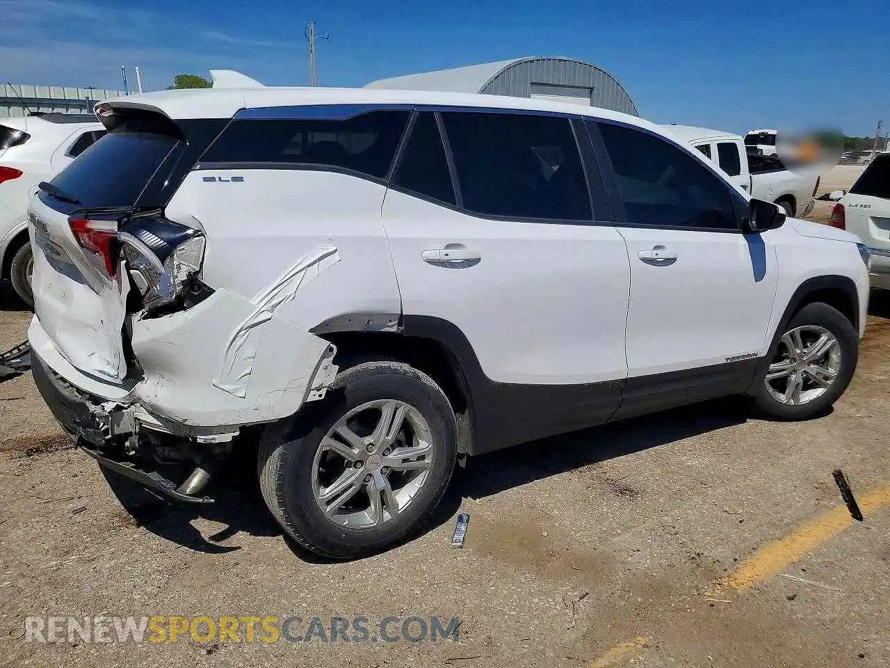 3 Photograph of a damaged car 3GKALMEG7PL134255 GMC TERRAIN 2023