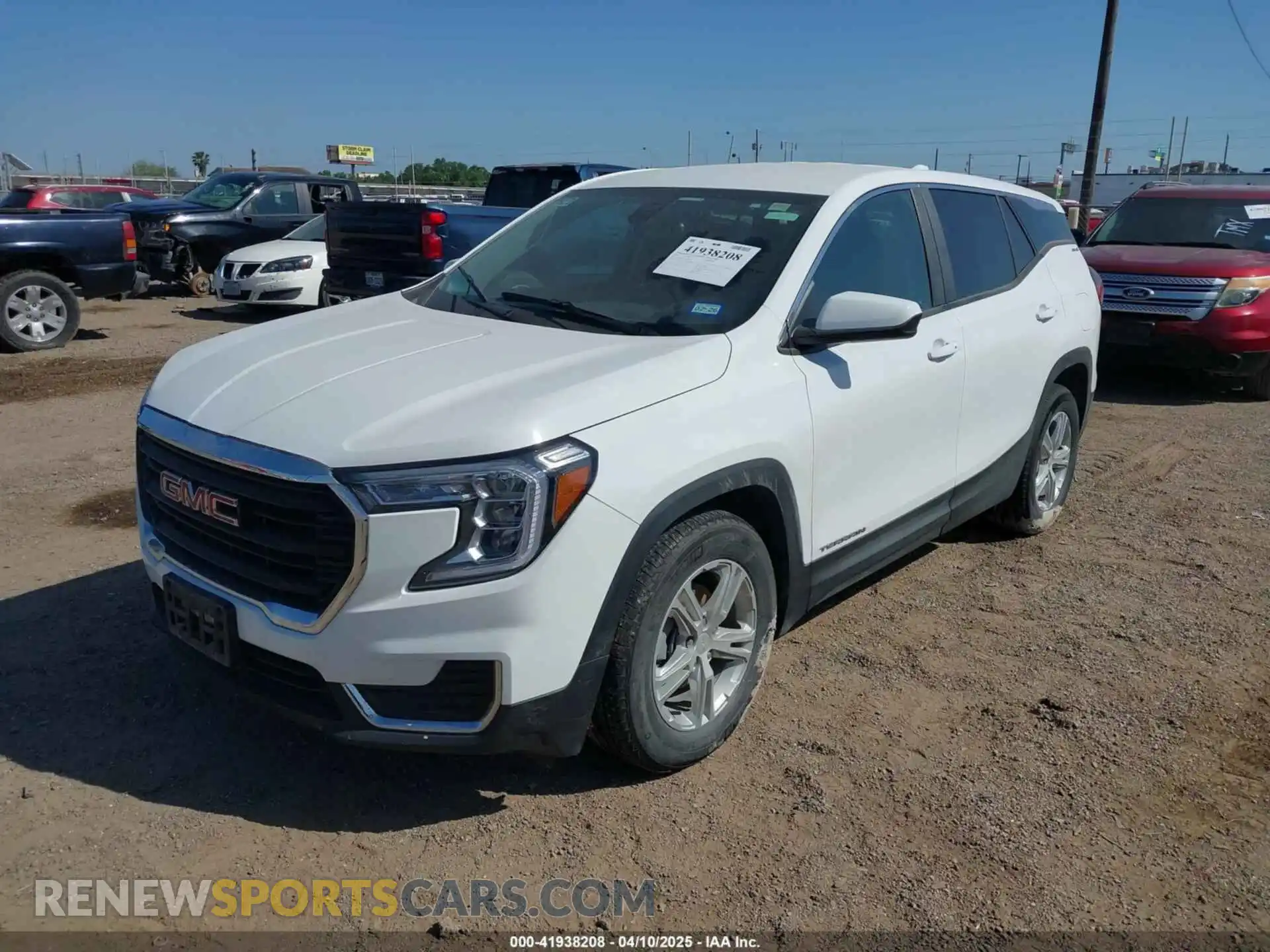 2 Photograph of a damaged car 3GKALMEG7PL185822 GMC TERRAIN 2023
