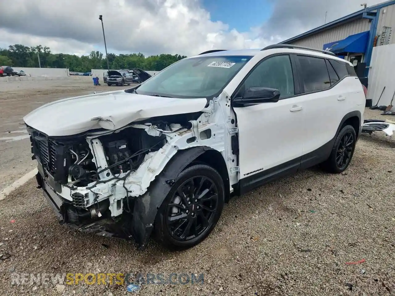 1 Photograph of a damaged car 3GKALMEG7PL205101 GMC TERRAIN 2023