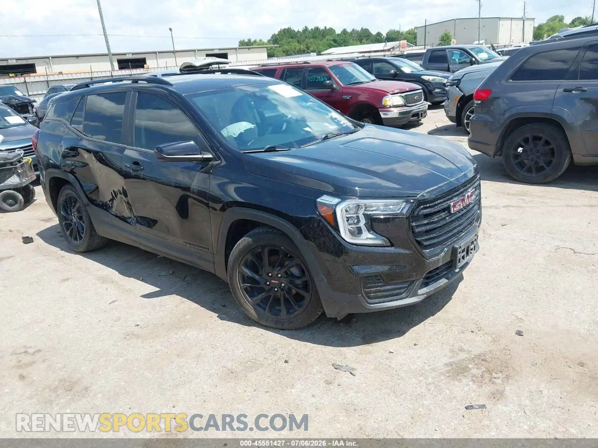 1 Photograph of a damaged car 3GKALMEG7PL241547 GMC TERRAIN 2023
