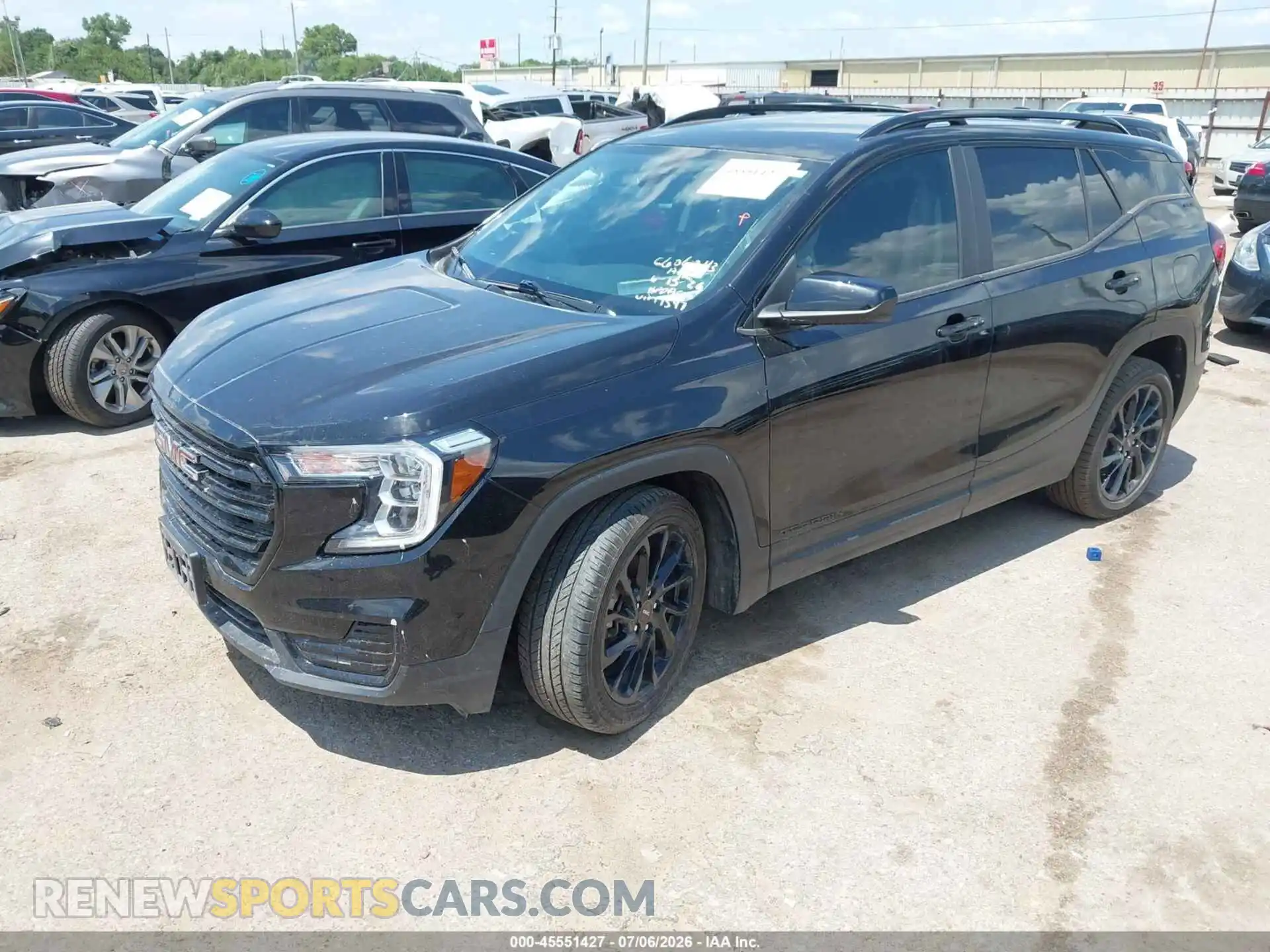 2 Photograph of a damaged car 3GKALMEG7PL241547 GMC TERRAIN 2023