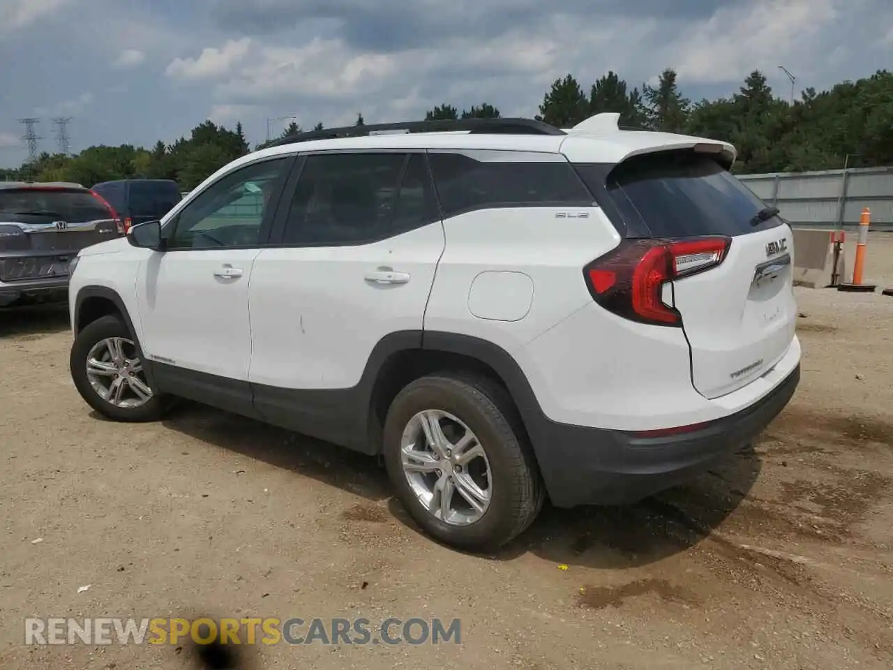 2 fotografías del automóvil dañado 3GKALMEG7PL271776 GMC TERRAIN 2023