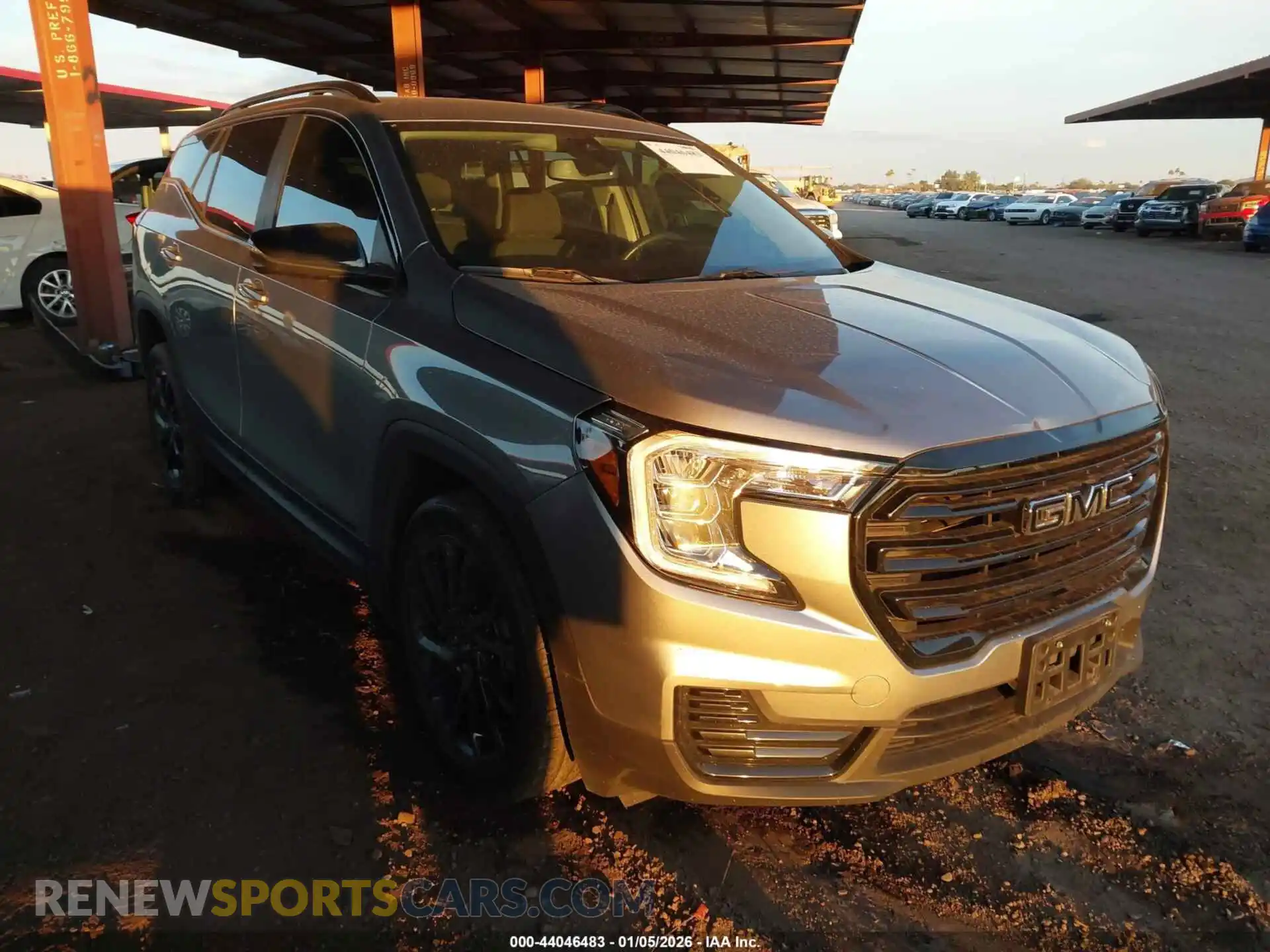1 Photograph of a damaged car 3GKALMEG9PL137397 GMC TERRAIN 2023