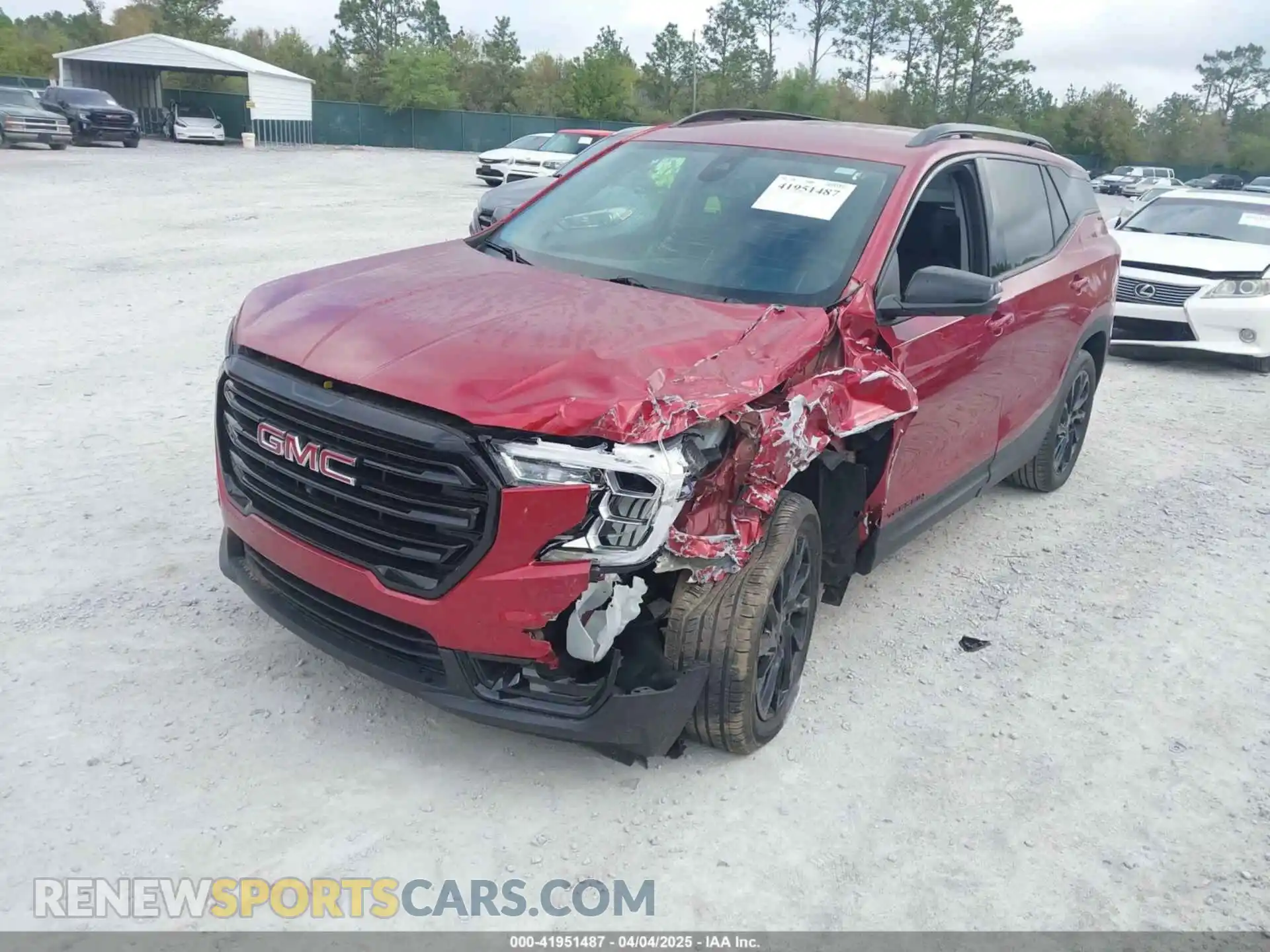 2 Photograph of a damaged car 3GKALPEG4PL168476 GMC TERRAIN 2023
