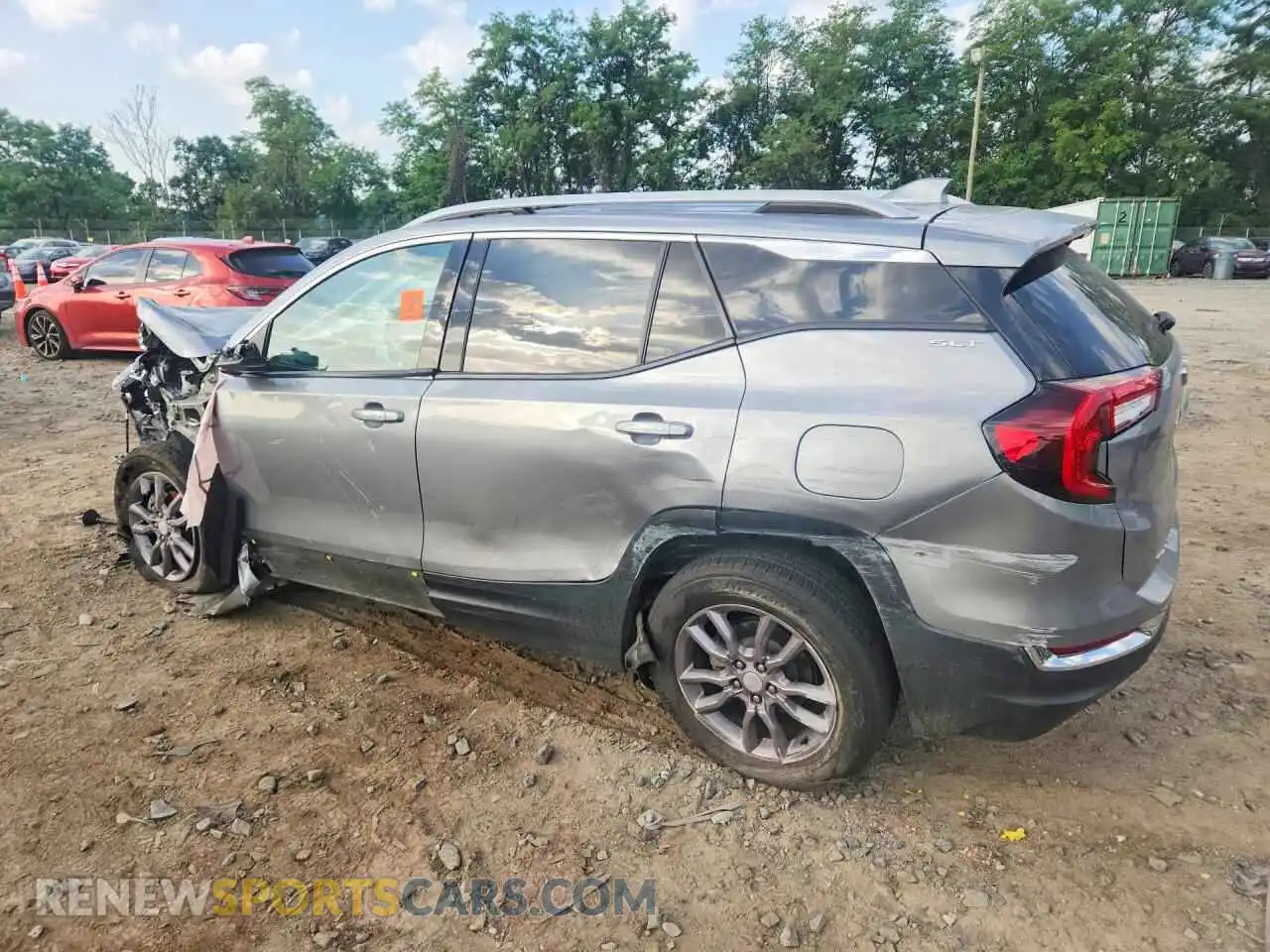 2 fotografías del automóvil dañado 3GKALPEG4PL184094 GMC TERRAIN 2023