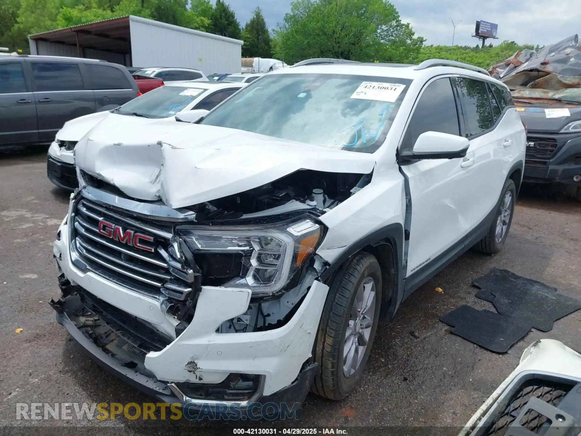 2 Photograph of a damaged car 3GKALPEG4PL266410 GMC TERRAIN 2023