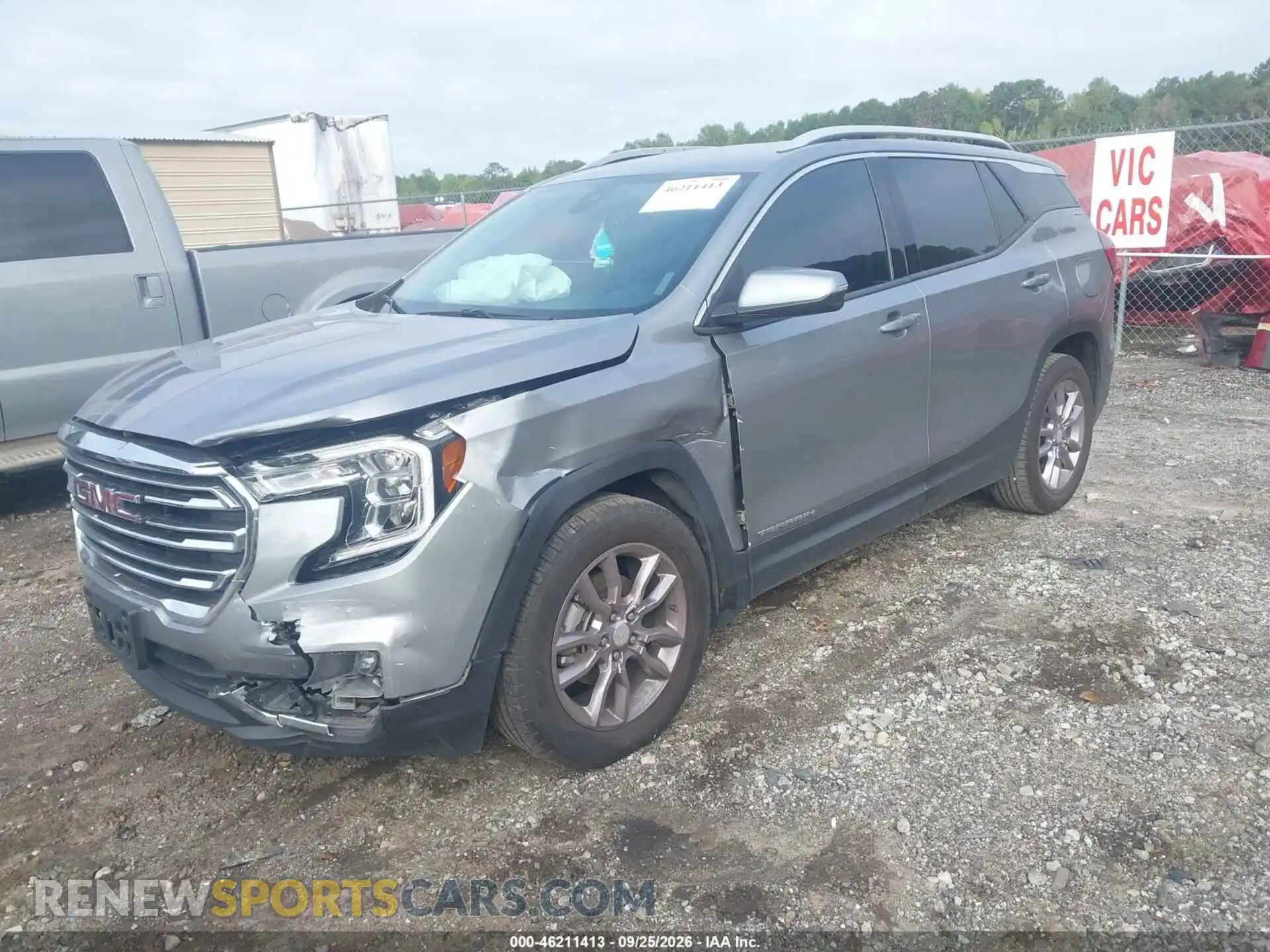 2 Photograph of a damaged car 3GKALPEG7PL245714 GMC TERRAIN 2023