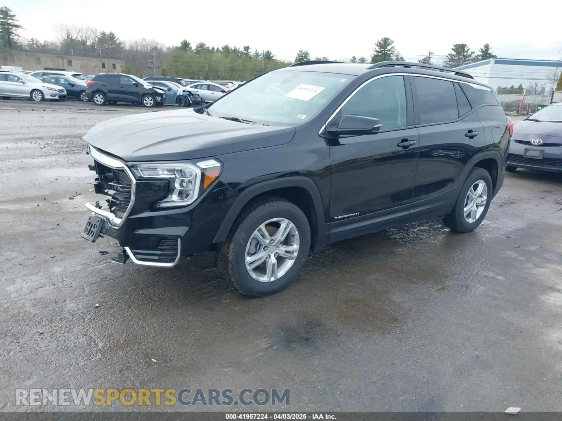 2 fotografías del automóvil dañado 3GKALTEG0PL226446 GMC TERRAIN 2023