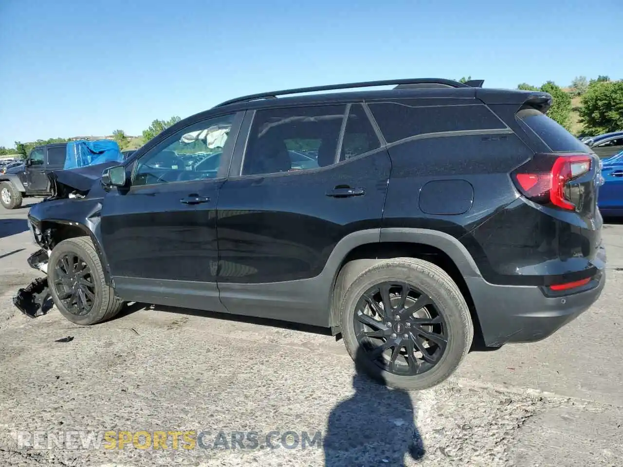 2 fotografías del automóvil dañado 3GKALTEG1PL145326 GMC TERRAIN 2023