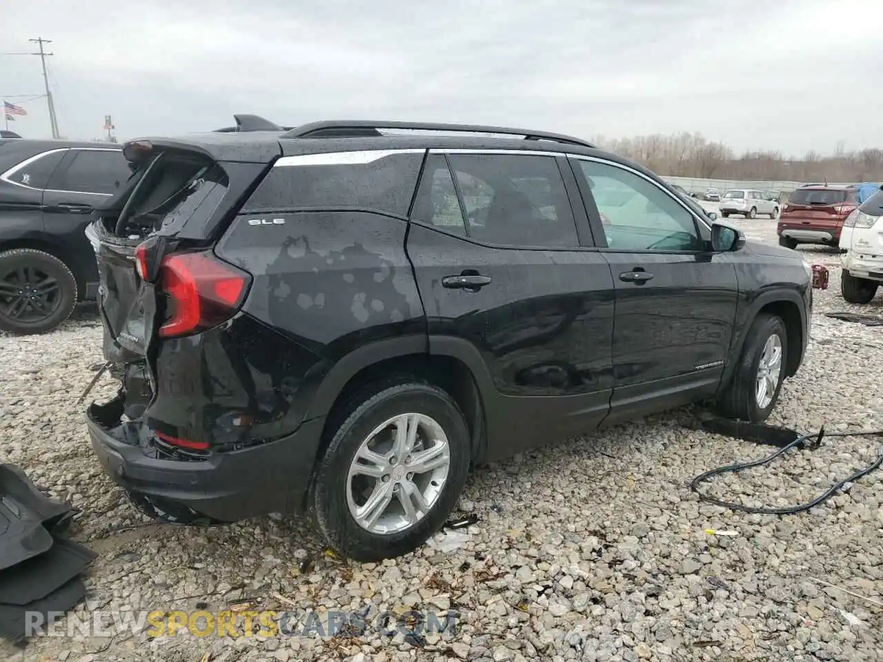 3 Photograph of a damaged car 3GKALTEG1PL208683 GMC TERRAIN 2023