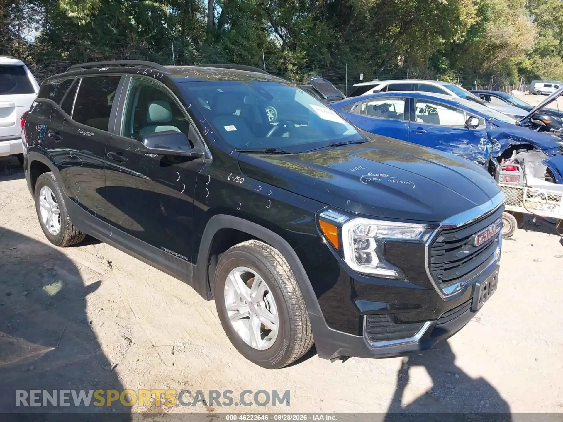 1 Photograph of a damaged car 3GKALTEG6PL194554 GMC TERRAIN 2023
