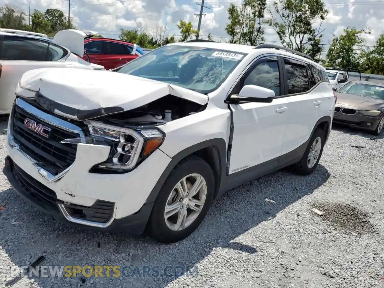 1 Photograph of a damaged car 3GKALTEG6PL207240 GMC TERRAIN 2023