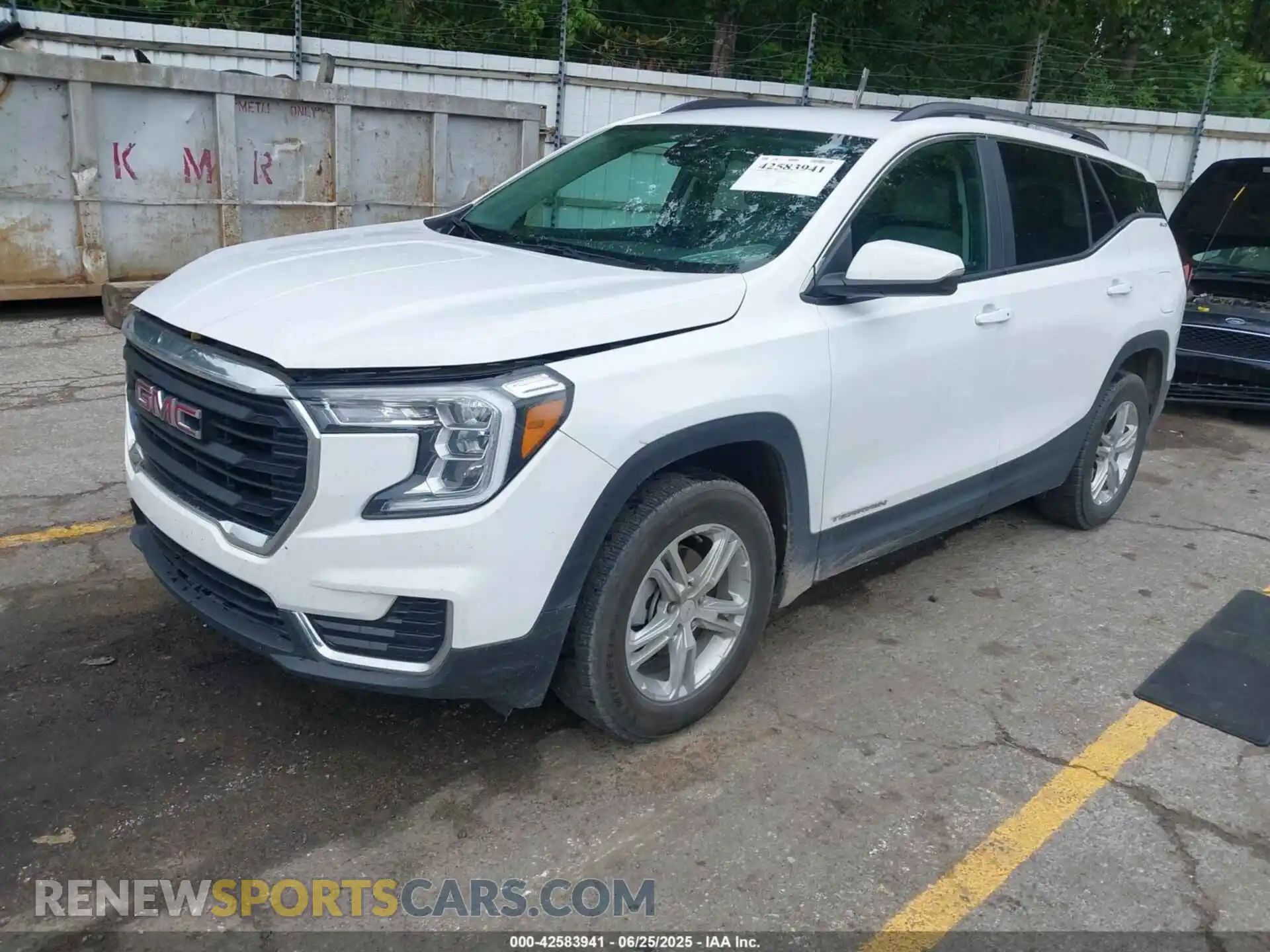 2 Photograph of a damaged car 3GKALTEG6PL238083 GMC TERRAIN 2023