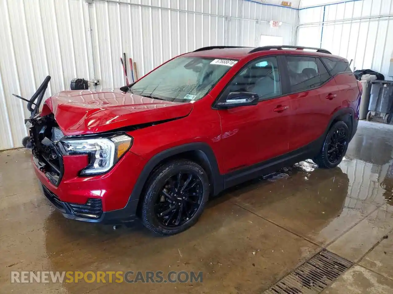 1 Photograph of a damaged car 3GKALTEG8PL151446 GMC TERRAIN 2023