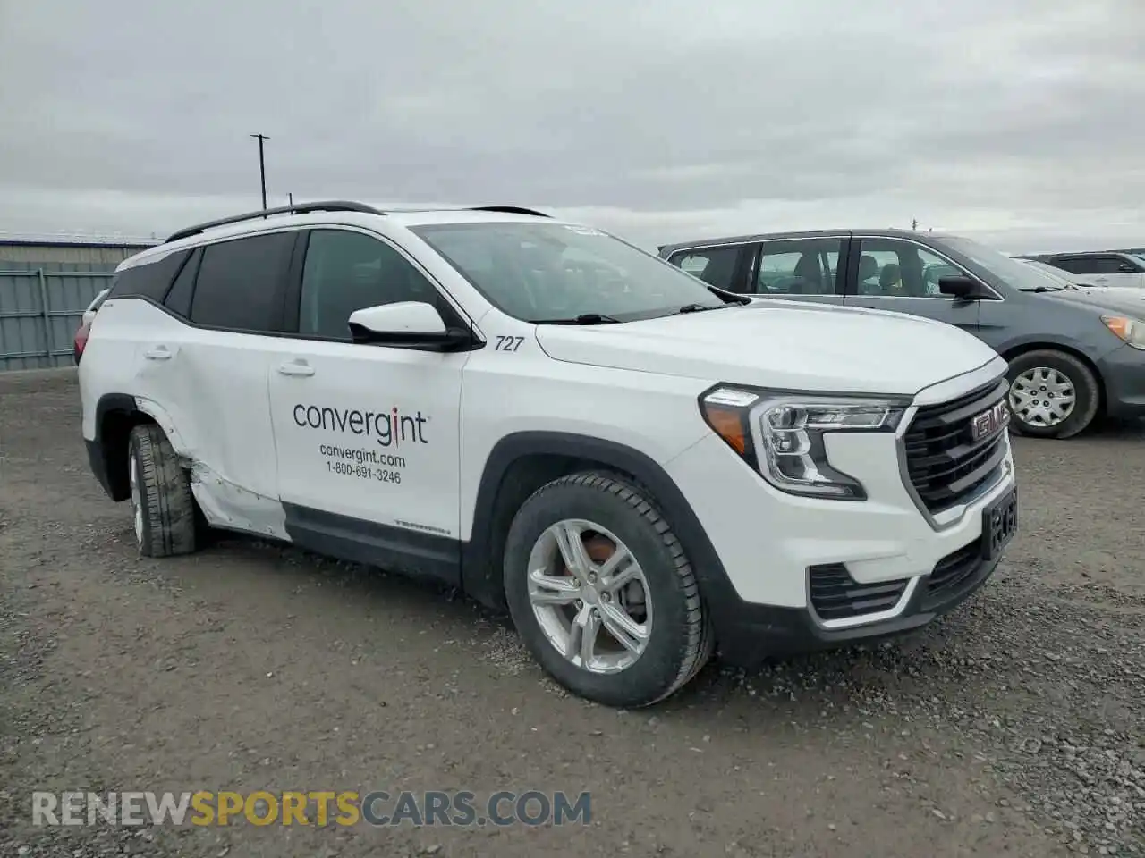 1 Photograph of a damaged car 3GKALTEG9PL254472 GMC TERRAIN 2023