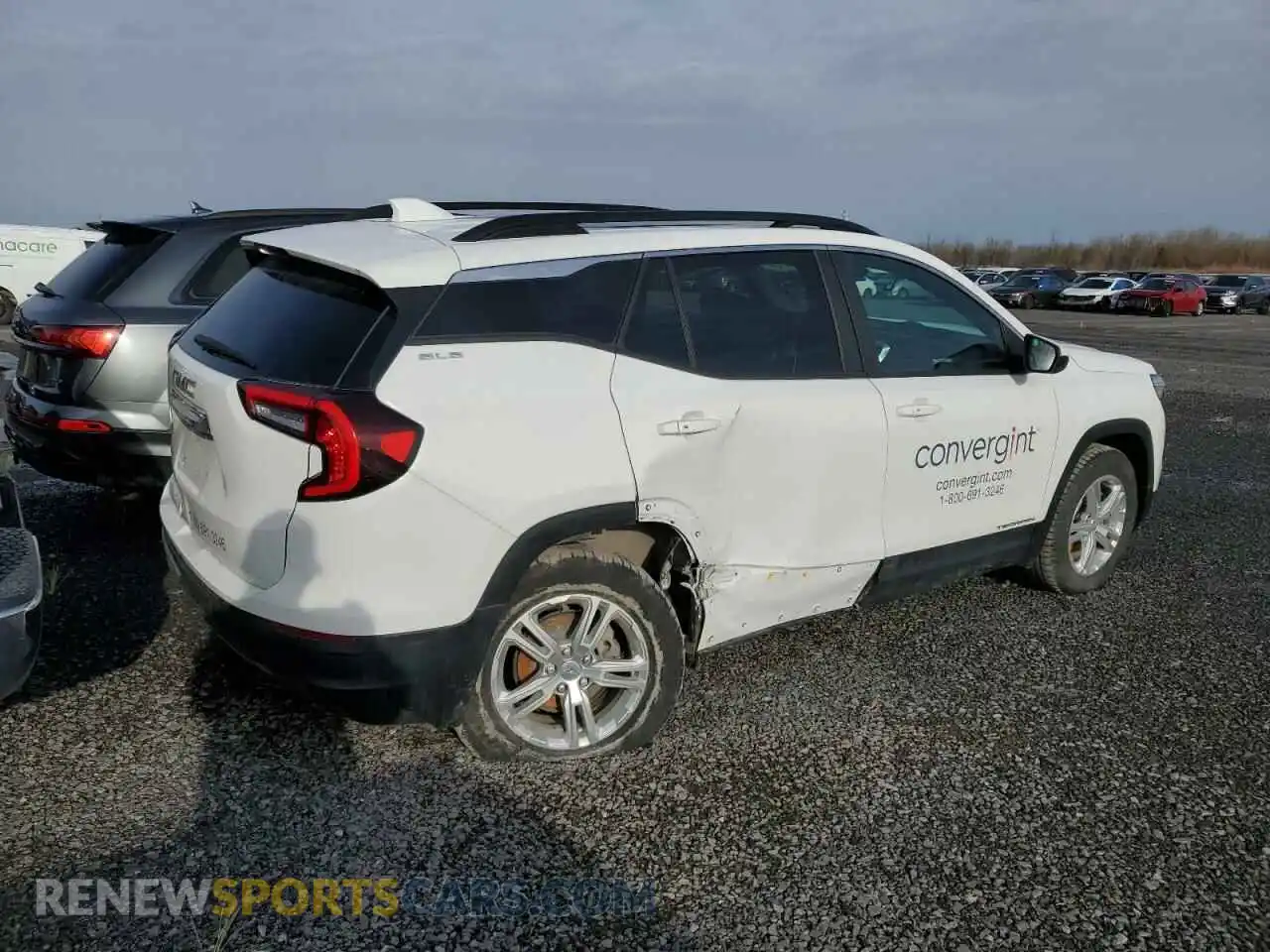 3 Photograph of a damaged car 3GKALTEG9PL254472 GMC TERRAIN 2023