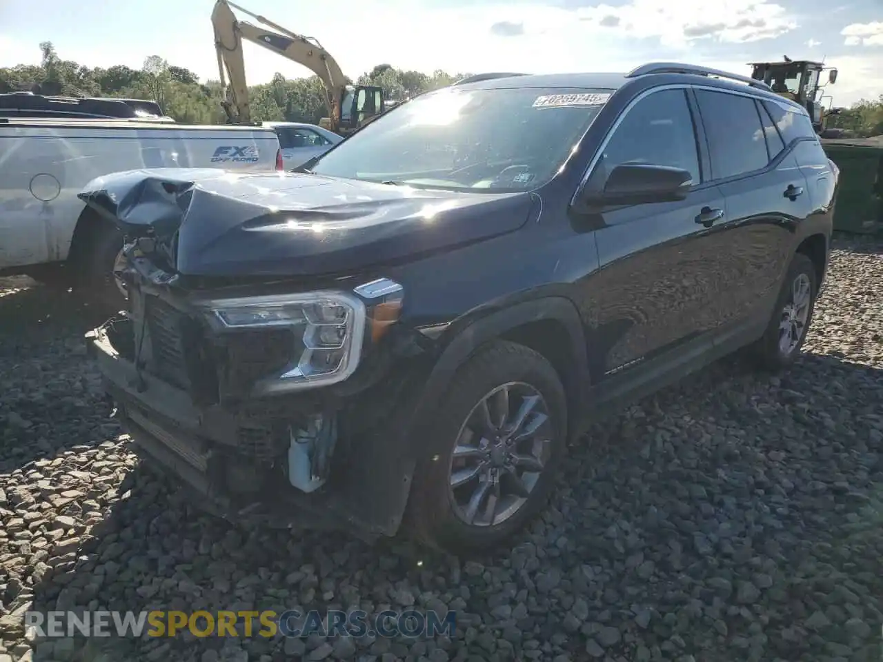 1 Photograph of a damaged car 3GKALVEG2PL255992 GMC TERRAIN 2023