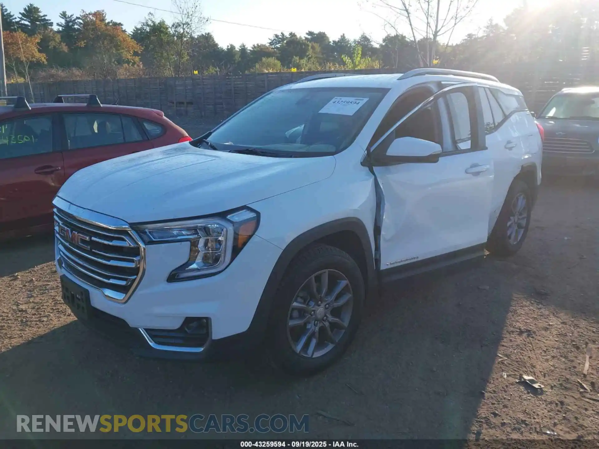 2 fotografías del automóvil dañado 3GKALVEG4PL171348 GMC TERRAIN 2023