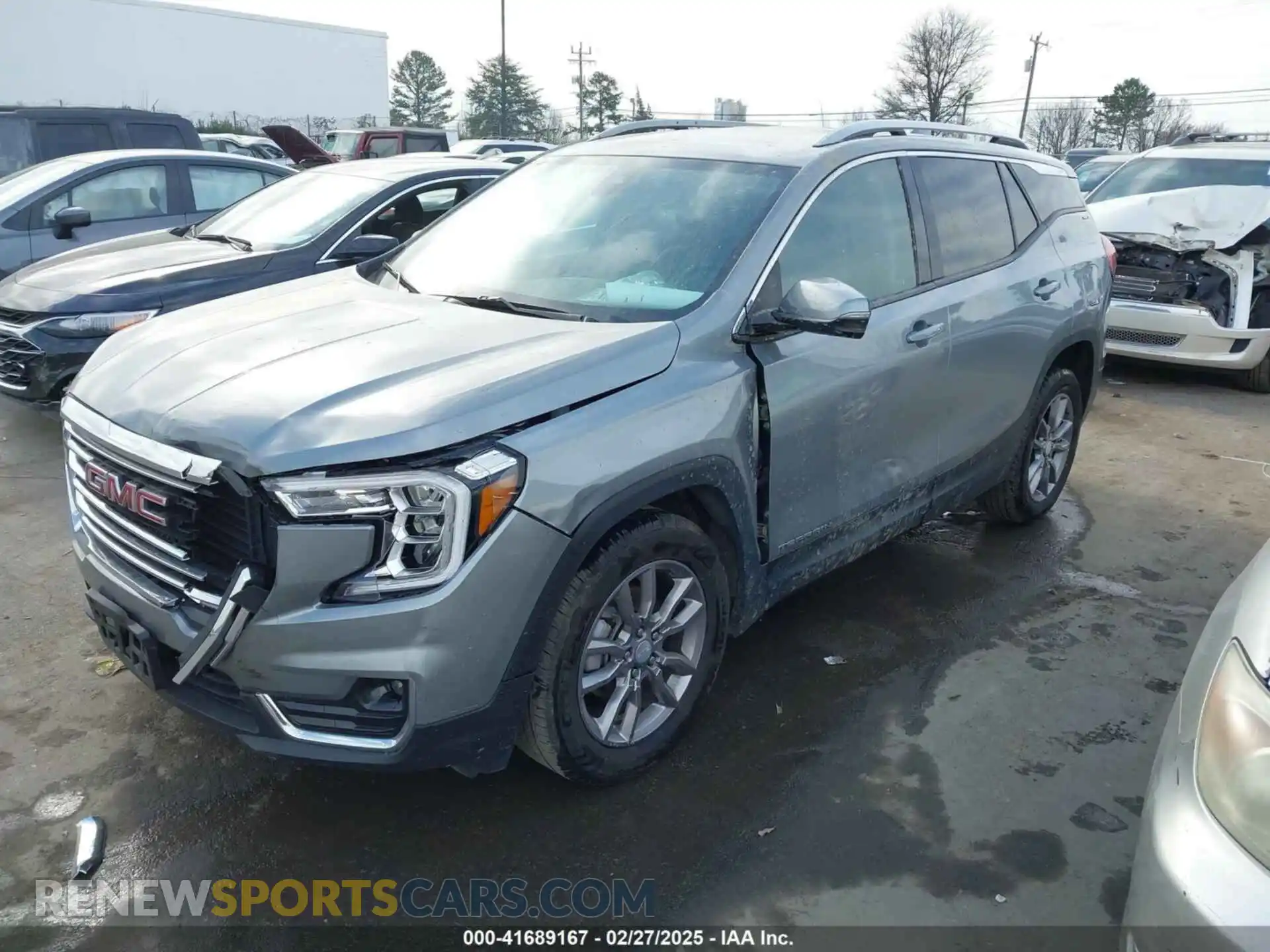 2 Photograph of a damaged car 3GKALVEG5PL198459 GMC TERRAIN 2023