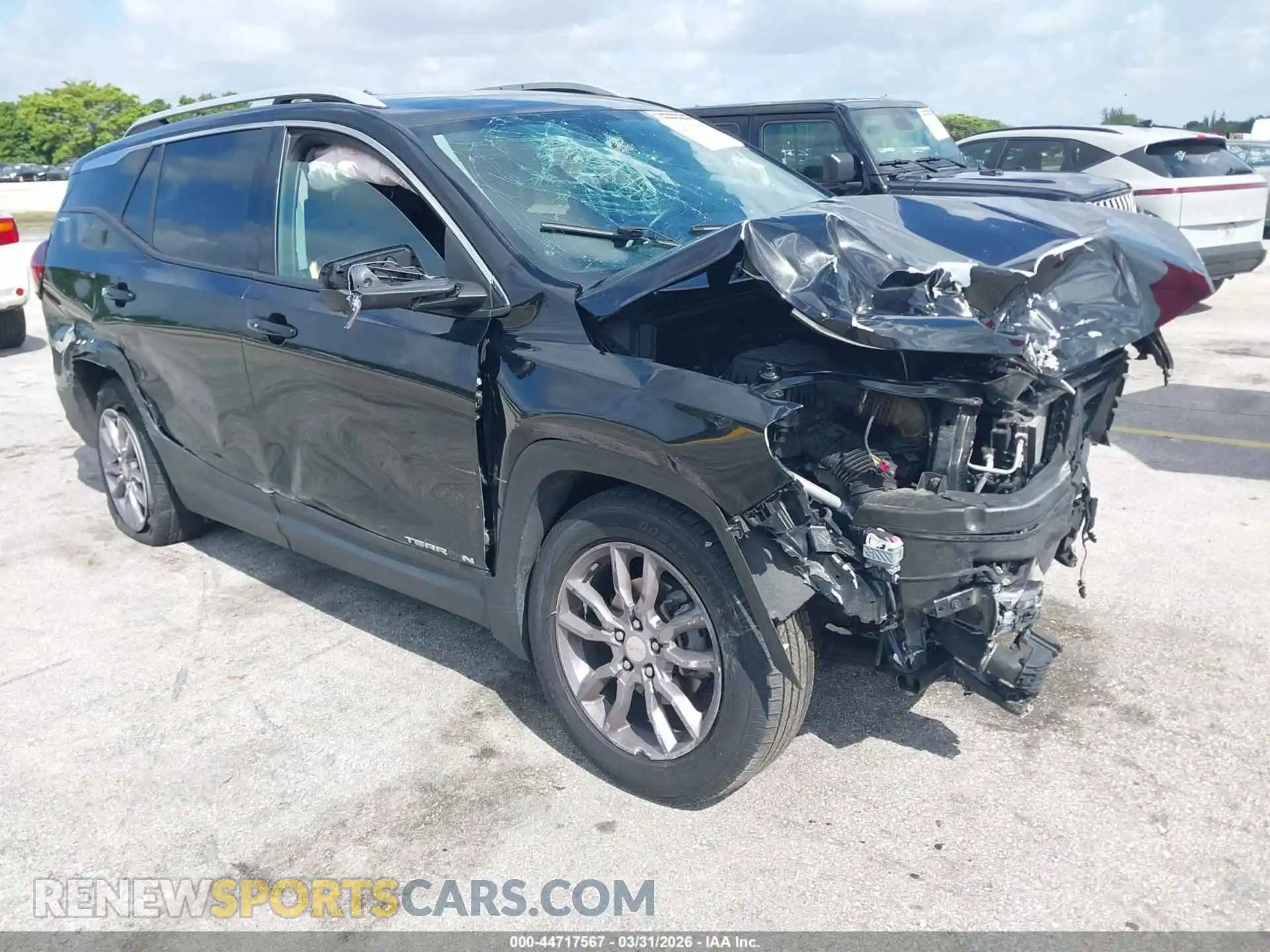 1 Photograph of a damaged car 3GKALVEG7PL249993 GMC TERRAIN 2023