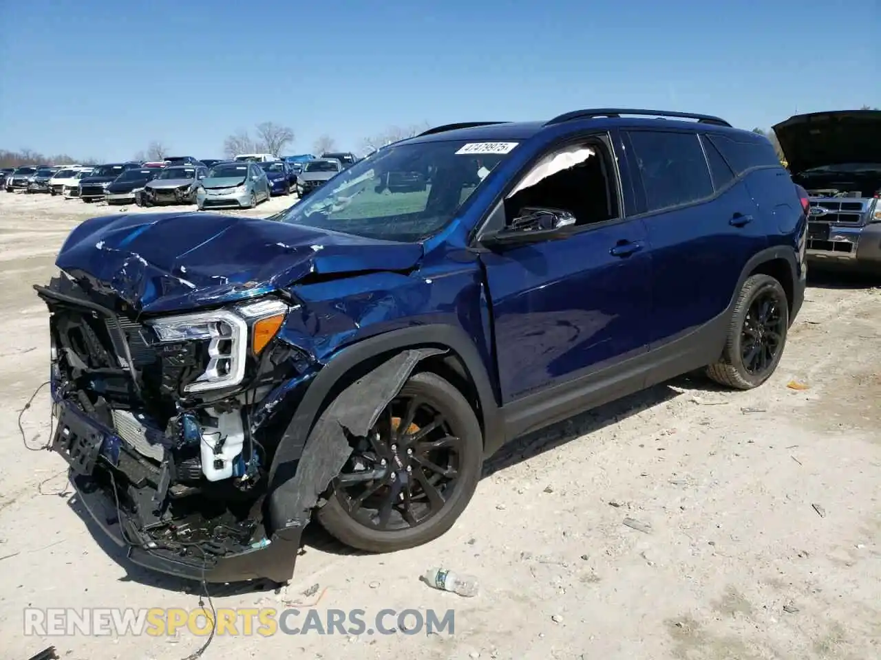 1 Photograph of a damaged car 3GKALVEG8PL124422 GMC TERRAIN 2023