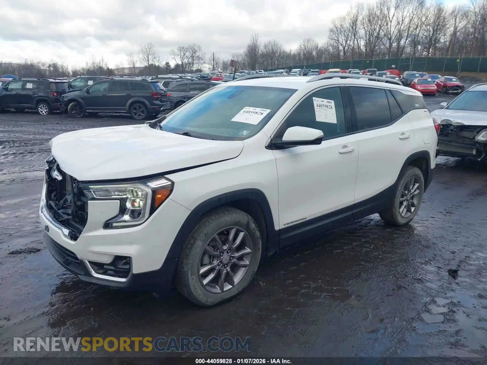 2 Photograph of a damaged car 3GKALVEGXPL122722 GMC TERRAIN 2023