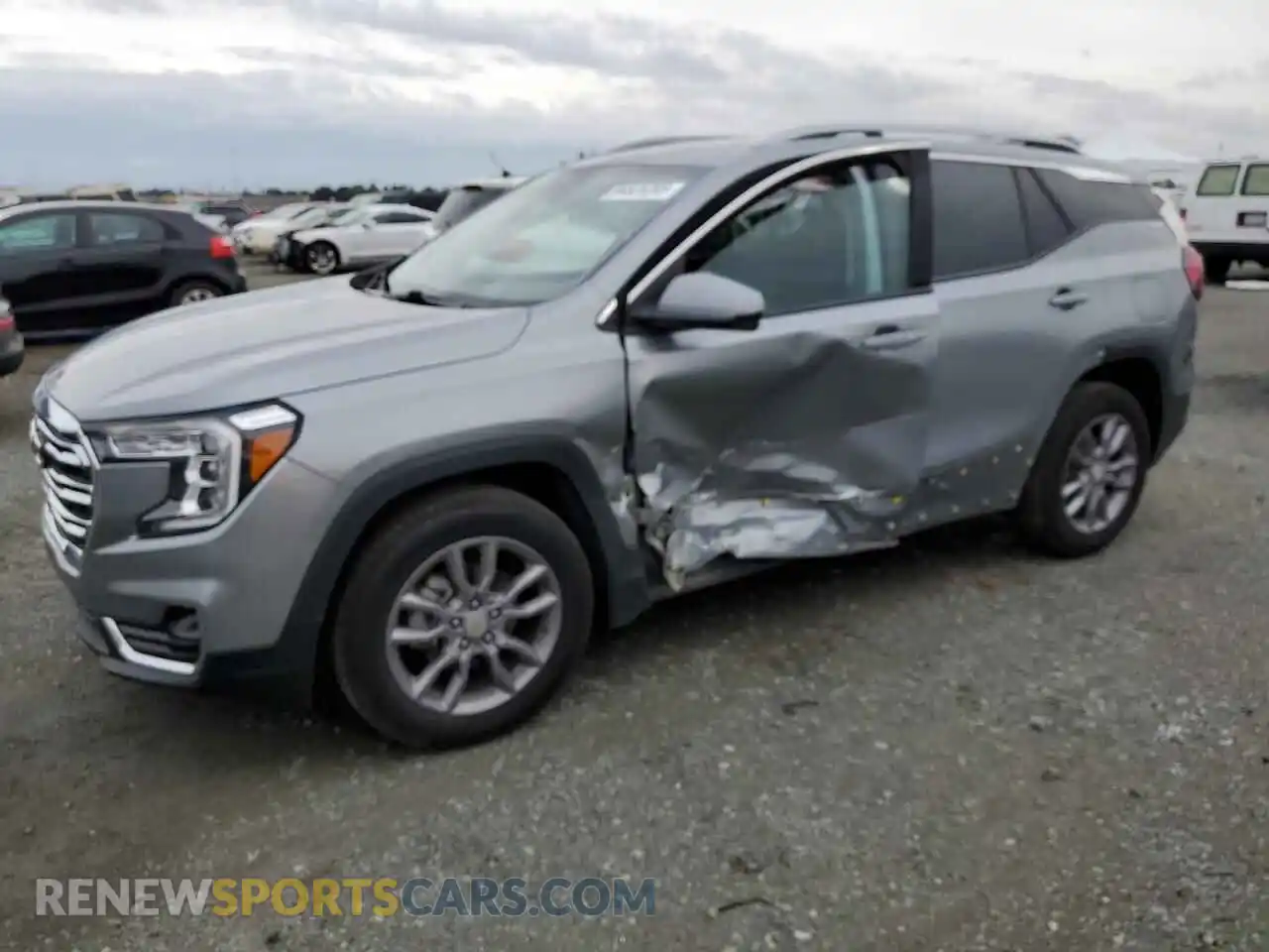 1 Photograph of a damaged car 3GKALVEGXPL136572 GMC TERRAIN 2023