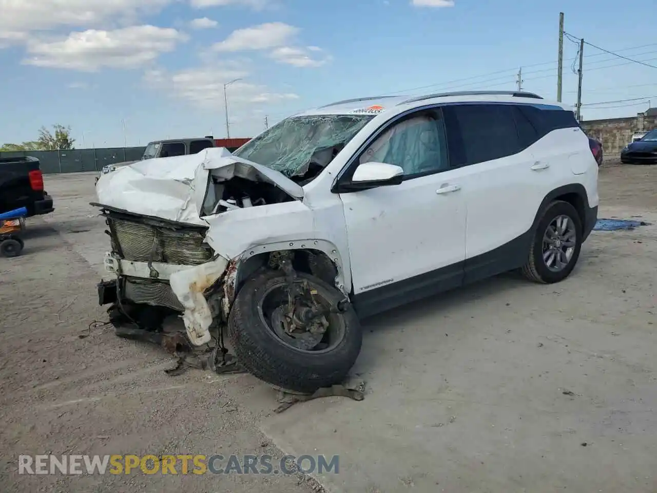 1 Photograph of a damaged car 3GKALVEGXPL172228 GMC TERRAIN 2023