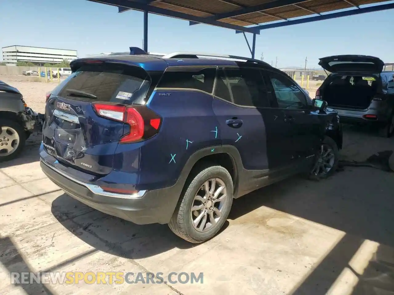 3 Photograph of a damaged car 3GKALVEGXPL190082 GMC TERRAIN 2023