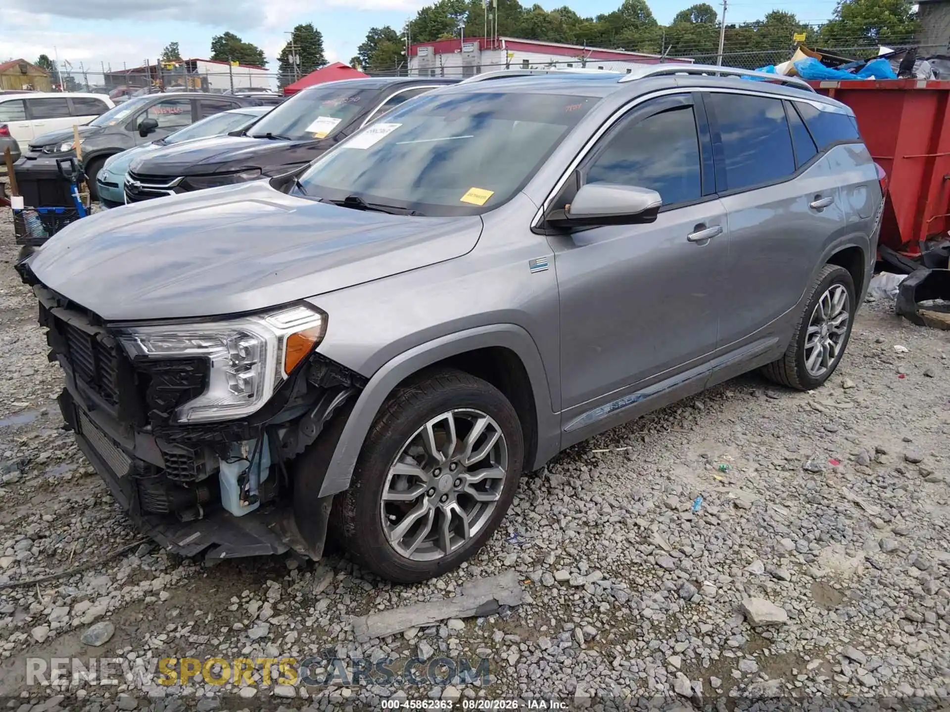 2 fotografías del automóvil dañado 3GKALXEG9PL228395 GMC TERRAIN 2023