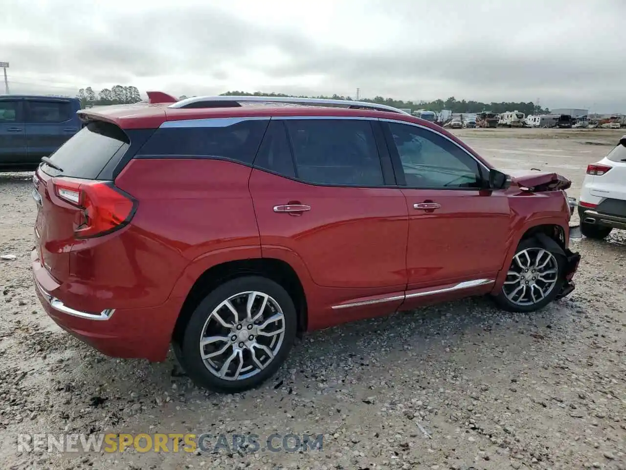 3 fotografías del automóvil dañado 3GKALXEGXPL250390 GMC TERRAIN 2023
