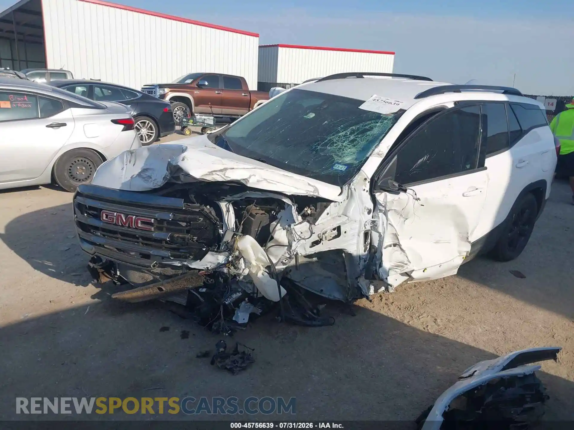 2 Photograph of a damaged car 3GKALYEG1PL241664 GMC TERRAIN 2023